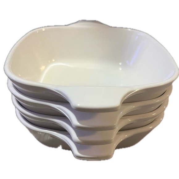 Corning ware P-41-B 12oz. made in USA White Dishes with Blue Cornflower (4) - Picture 3 of 10